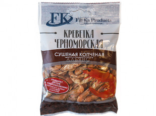 Кальмар кольца (ПУТИНА): Креветка Черноморская (копченая) (25гр)