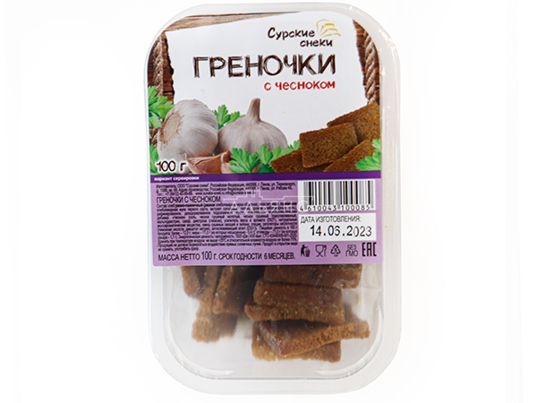 Сурские гренки с Чесноком (100 гр) в Альметьевске