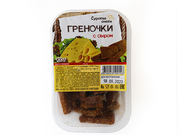 Сурские гренки со вкусом Сыра (100 гр) в Альметьевске