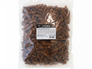 Оленина вяленая (строганина): Деревенские гренки со вкусом Телятина на гриле (Сурские)