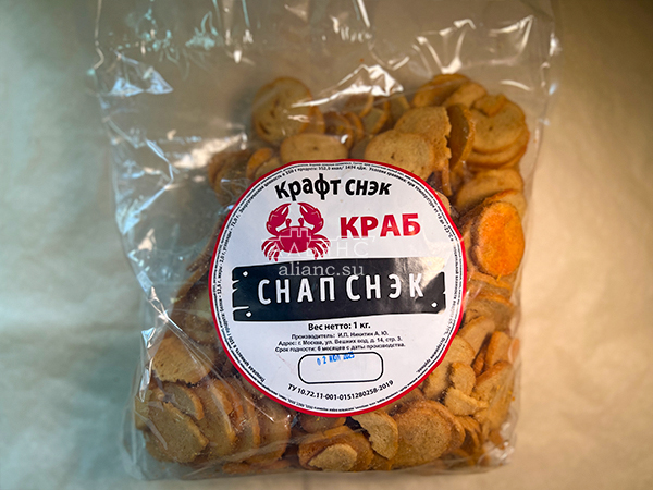 Снапсы ПШЕНИЧНЫЕ "Краб" в Альметьевске