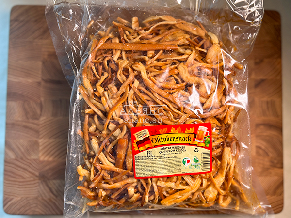 Нитка ЖАРЕНАЯ "Краб" Oktobtersnak 1 кг (сырный продукт) в Альметьевске