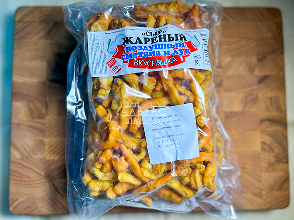 Жареный сыр "ВКУСНЯШКА" со вкусом сметаны и лука (500 гр) в Альметьевске