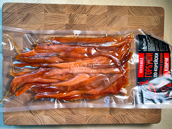 Горбуша соломка по-корейски в Альметьевске