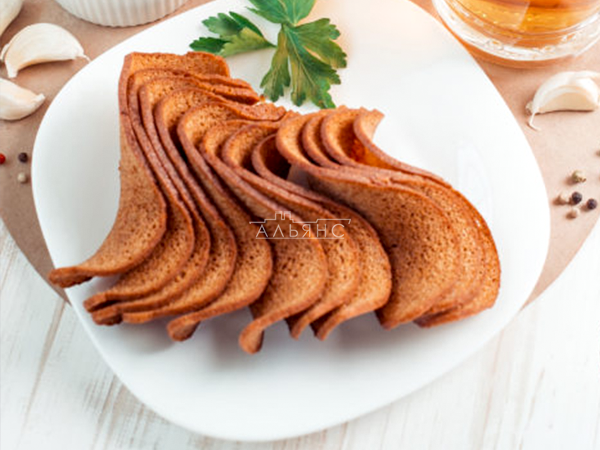 Ресторанные гренки с сметаной и зеленью в Альметьевске