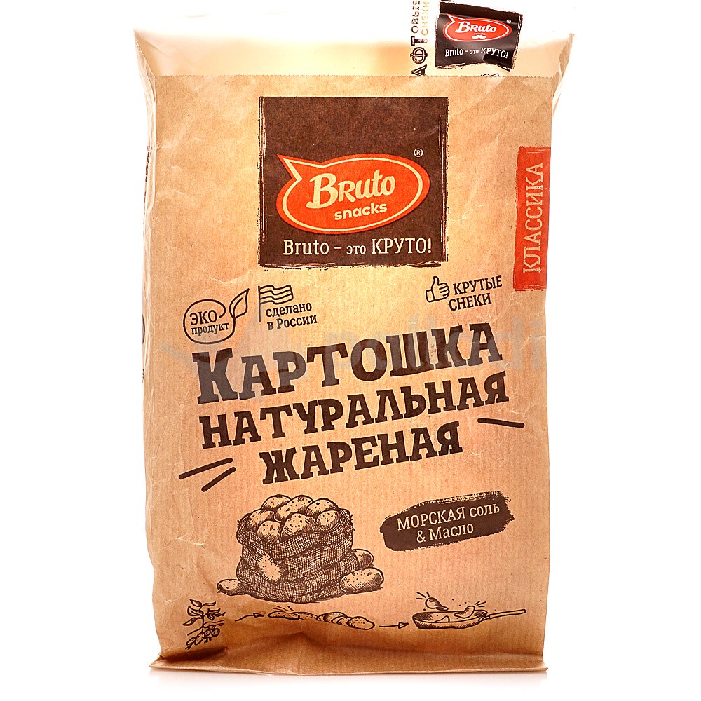 Картофель «Бруто» с солью 70 гр. в Альметьевске
