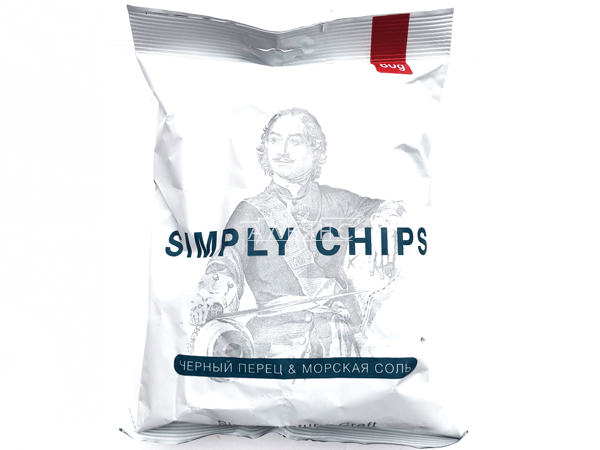 Картофельные чипсы "Simple chips" Морская соль и черный перец 80 гр. в Альметьевске